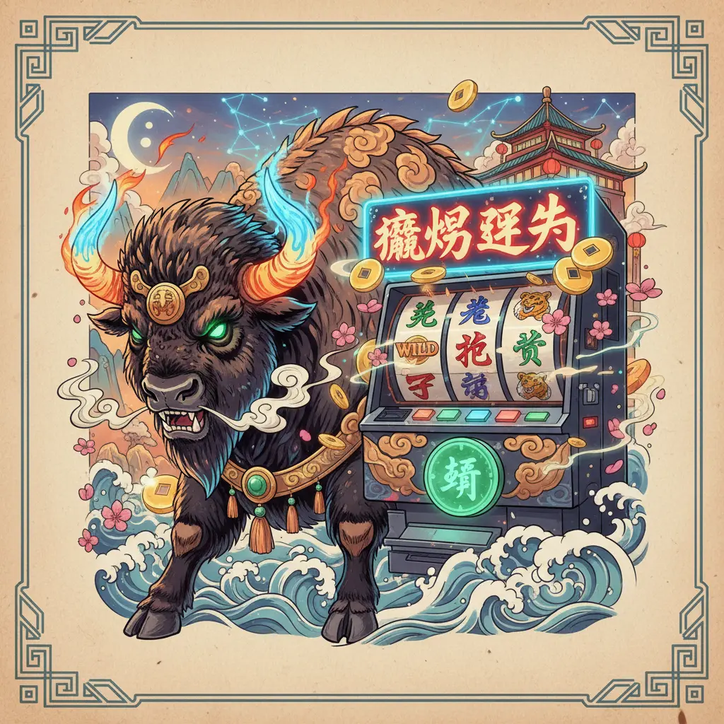 賭場老虎機 - 瘋狂野牛