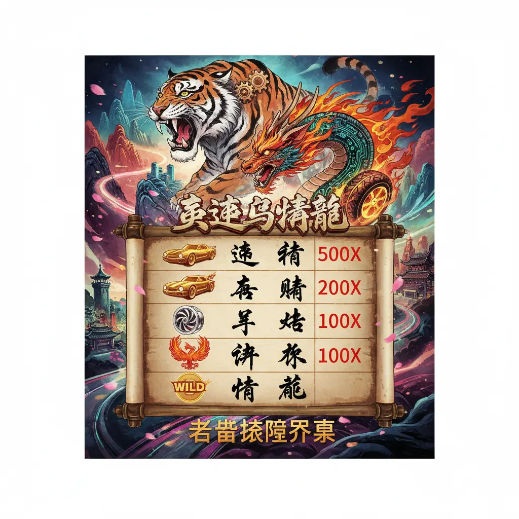 老虎機賠率表 - 速度與激情