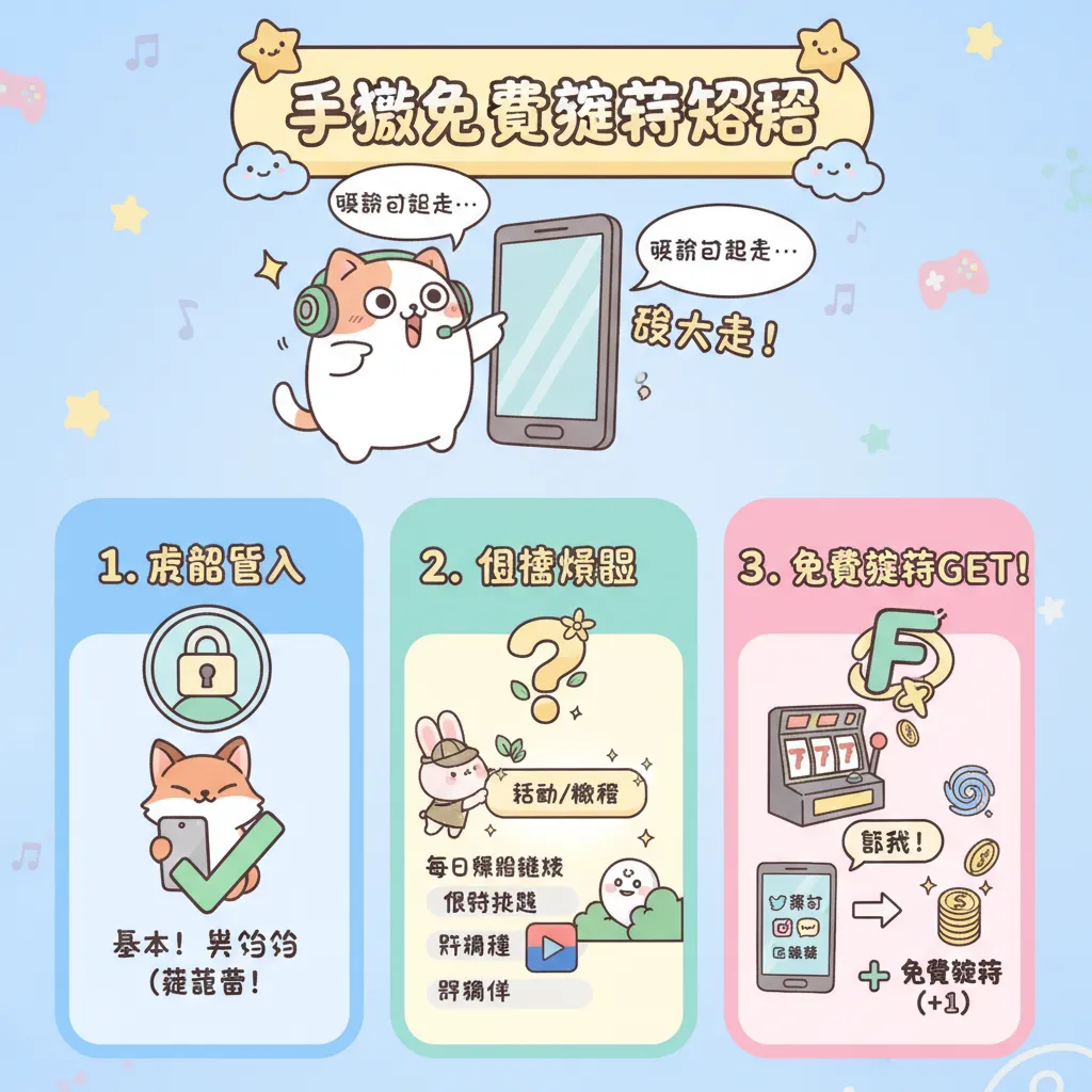 手遊每日獎勵攻略：如何獲取免費旋轉與資源