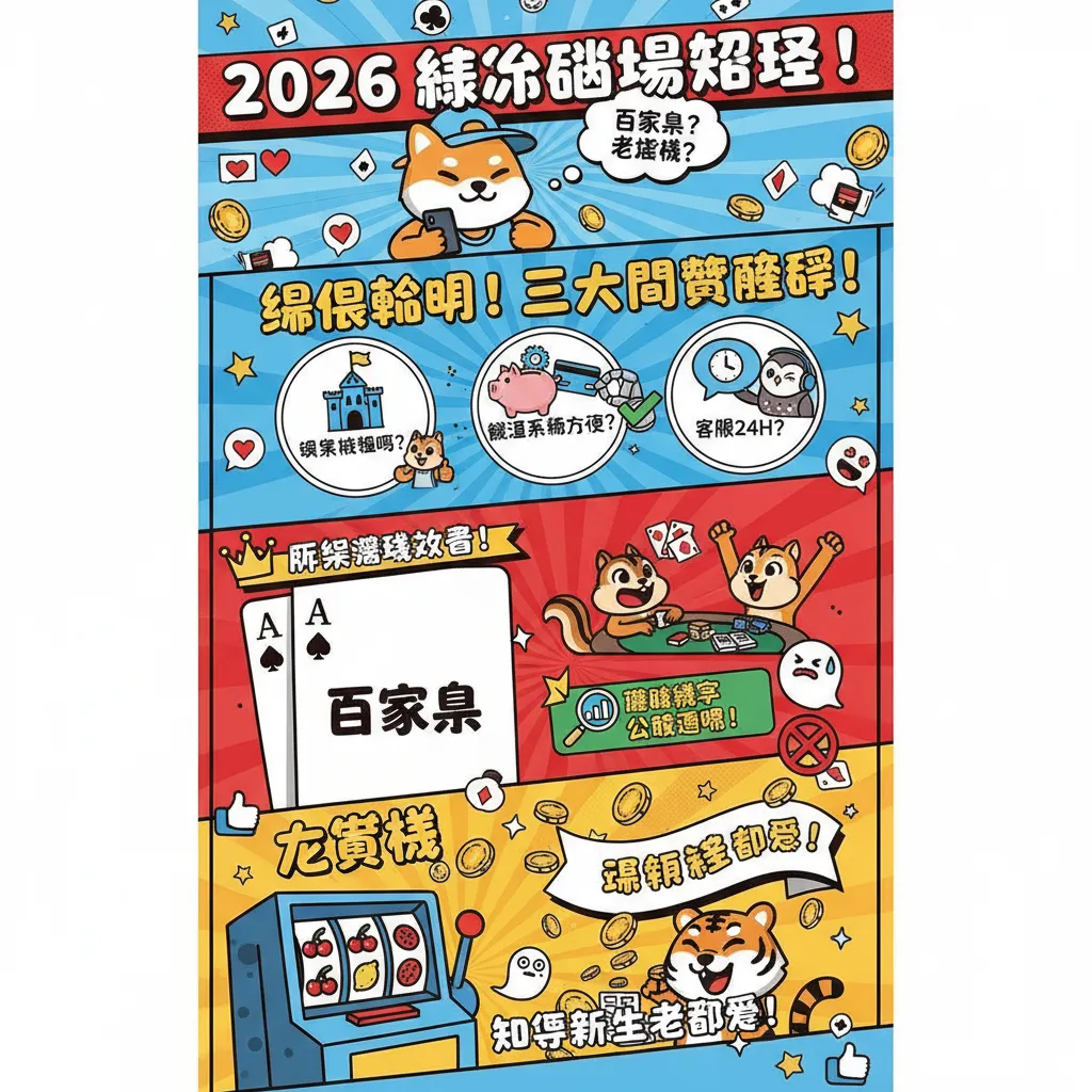 精選2026線上賭場：百家樂與老虎機攻略指南