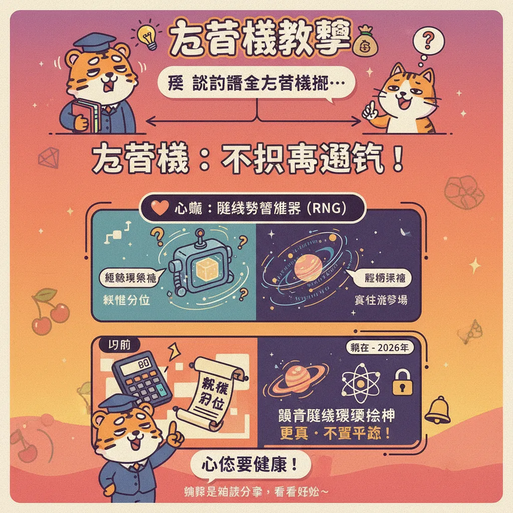 老虎機教學：從隨機數生成原理到提升玩家回報率的技巧