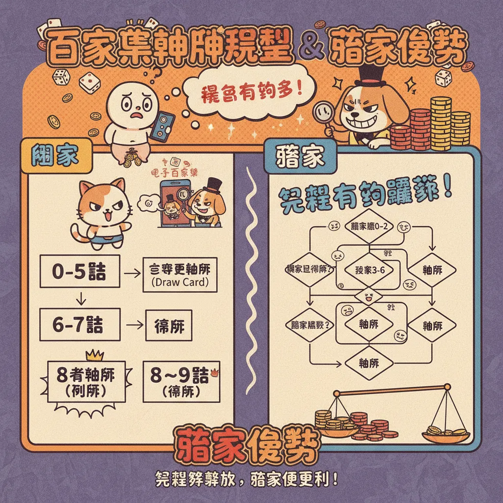 掌握百家樂補牌規則與莊家優勢分析