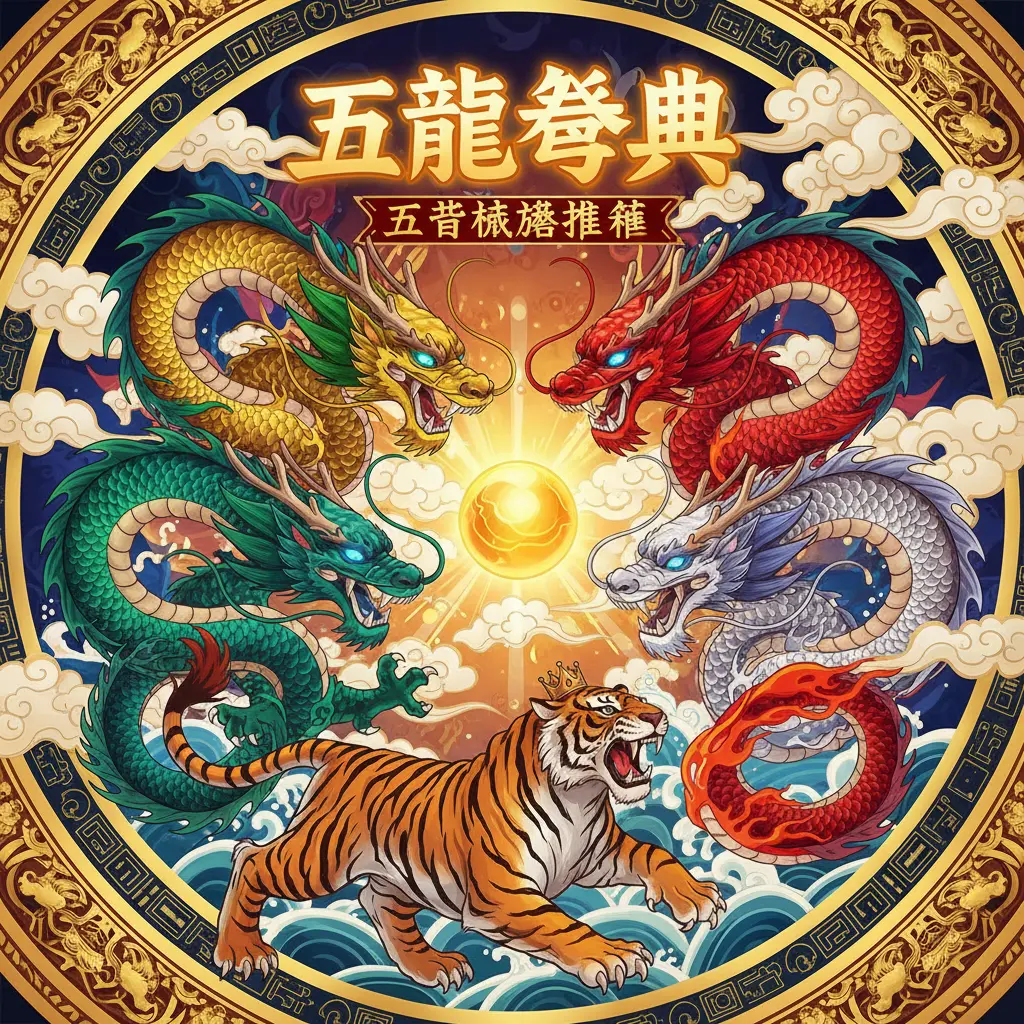 老虎機遊戲推薦 - 五龍爭霸老虎機